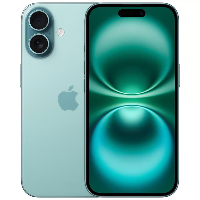 iPhone 16 Blauwgroen